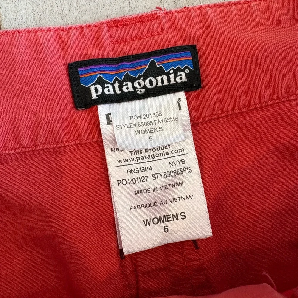 Patagonia Women's Venga Rock Pants - Sumac Red size 6 - Picture 4 of 6